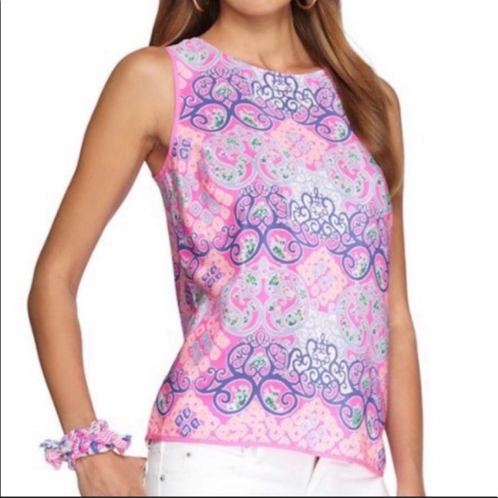 Lilly Pulitzer Iona behind the gate top XS
